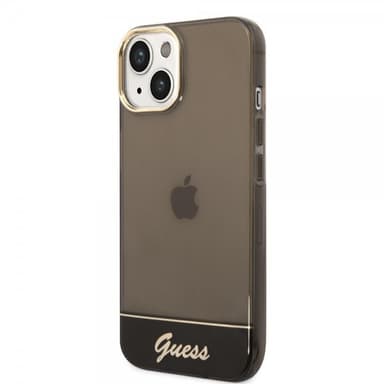 Guess iPhone 14 Plus Deksel Translucent Svart