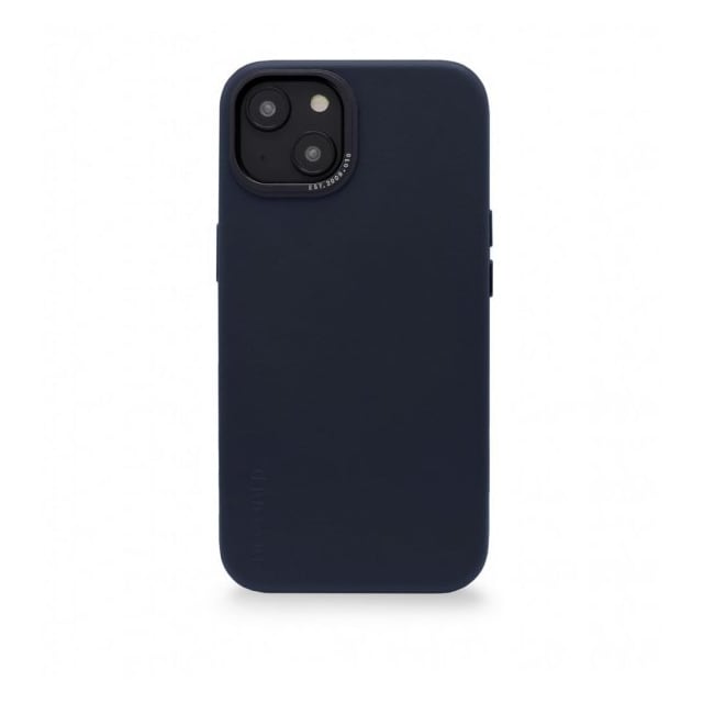 Decoded iPhone 14 Plus Deksel Leather Backcover Navy
