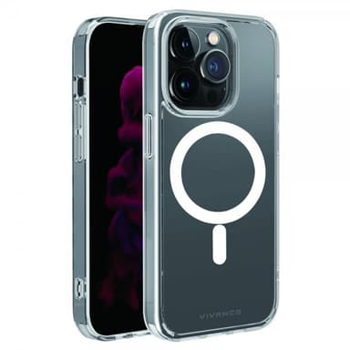 Vivanco iPhone 14 Pro Deksel Mag Steady Transparent Klar