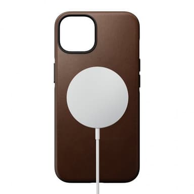 NOMAD iPhone 14 Deksel Modern Leather Case Brun