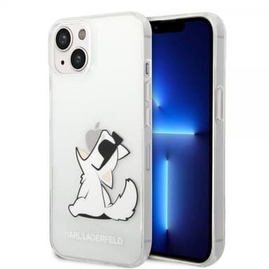 Karl Lagerfeld iPhone 14 Plus Deksel Fun Choupette Transparent