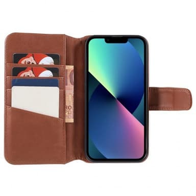 Nordic Covers iPhone 14 Plus Etui Essential Leather Maple Brown