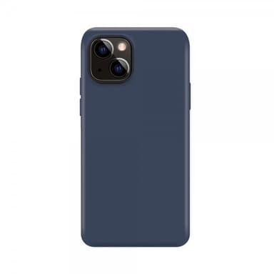 XQISIT iPhone 14 Plus Deksel Silicone Case Lyseblå