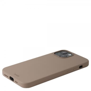 holdit iPhone 14 Plus Deksel Silikon Mocha Brown