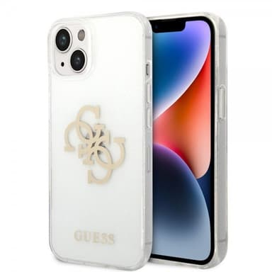 Guess iPhone 14 Plus Deksel Full Glitter Transparent