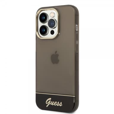 Guess iPhone 14 Pro Deksel Translucent Svart