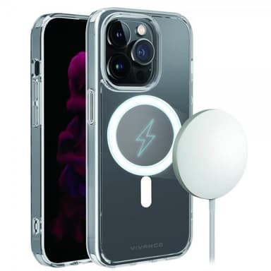 Vivanco iPhone 14 Pro Deksel Mag Steady Transparent Klar