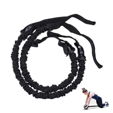 Motstandsbånd for Ab Roller Wheel 2-pack Black