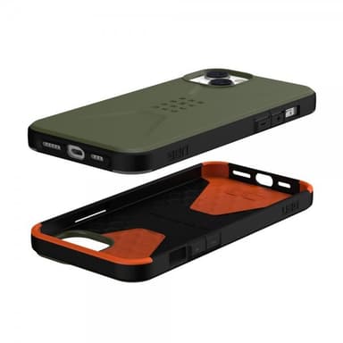 Urban Armor Gear (UAG) iPhone 14 Plus Deksel Civilian Olive
