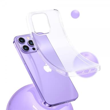USAMS iPhone 14 Pro Deksel Primary Color Series Transparent Klar