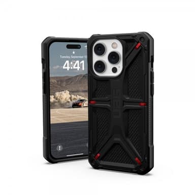 Urban Armor Gear (UAG) iPhone 14 Pro Deksel Monarch Kevlar Black