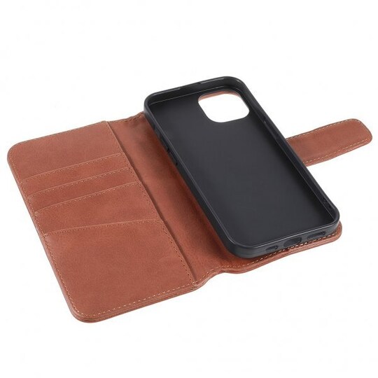 Nordic Covers iPhone 14 Etui Essential Leather Maple Brown
