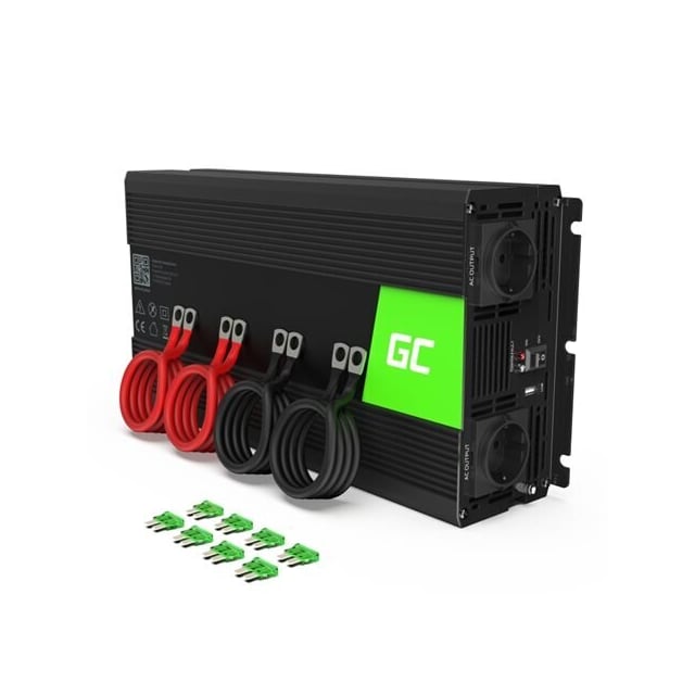Green Cell Voltage Car Inverter 12V til 220V - 3000W/6000W