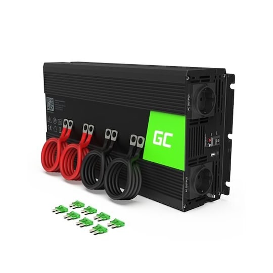 Green Cell Voltage Car Inverter 12V til 220V - 2000W/4000W