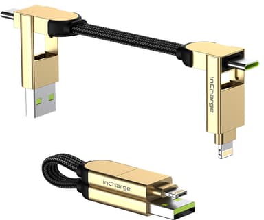 Rolling Square InCharge X 100W multiportkabel (beige)