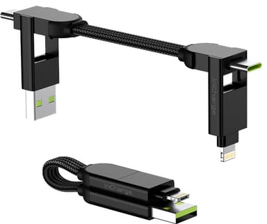 Rolling Square InCharge X 100W multiportkabel (sort)