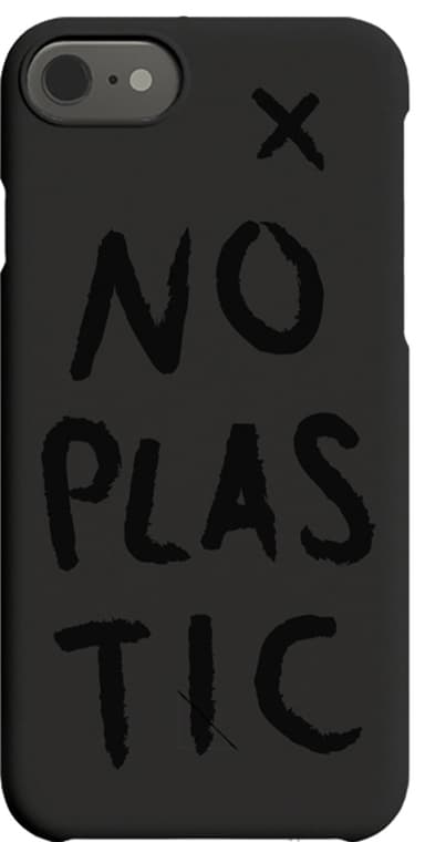 A Good Company No Plastic deksel til iPhone 8/7/6/SE (sort)