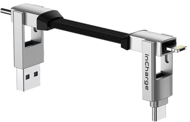 Rolling Square InCharge 6 multiportkabel (hvit)