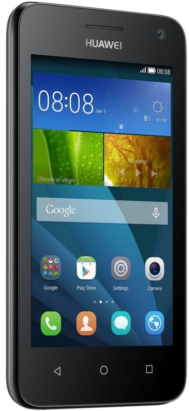 Huawei Ascend Y360 smarttelefon (sort)