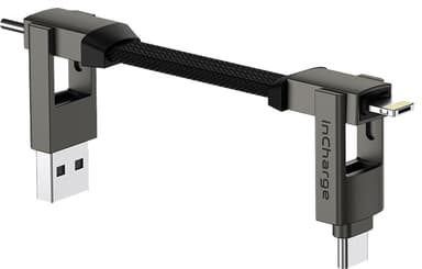 Rolling Square InCharge 6 multiportkabel (grå)
