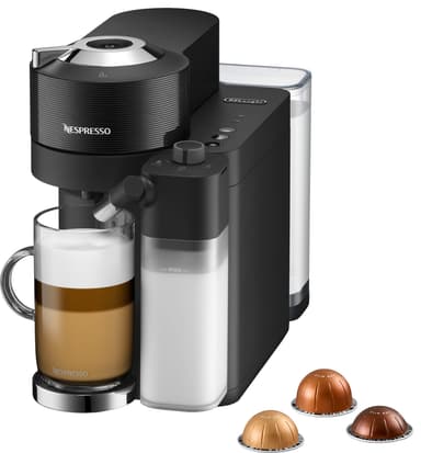 Nespresso Vertuo Lattissima kaffemaskin fra Delonghi ENV300.B (sort)