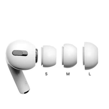 Ørepropper for Apple Airpods Pro White 4 stk