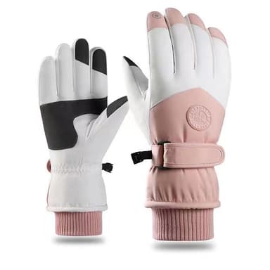 Skihansker med touch damestørrelse Rosa
