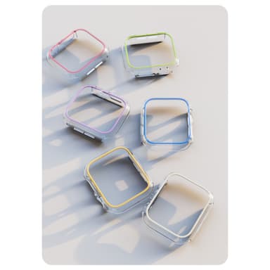 Lysende etui med skjermbeskytter Rosa Apple Watch 6