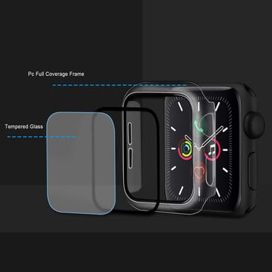 Lysende etui med skjermbeskytter Rosa Apple Watch 6