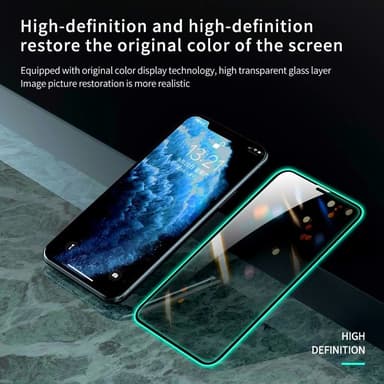 Lysende skjermbeskytter Grønn iPhone 14 Pro