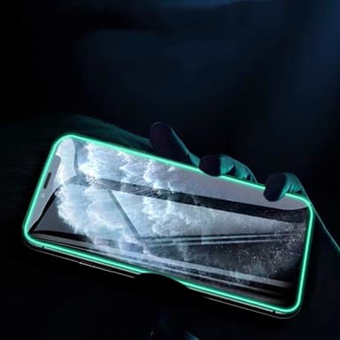 Lysende skjermbeskytter Grønn iPhone 13 Pro Max
