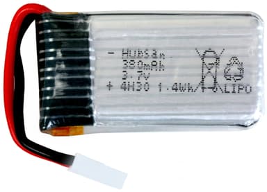 Li-pol batteri for Hubsan X4 med kamera