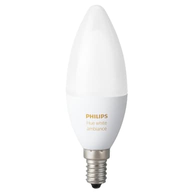 Philips Hue White ambiance LED-pære (6W B39 E14)