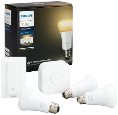 Philips Hue White ambiance startsett E27