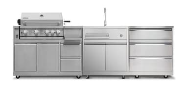 Myoutdoorkitchen - Inox Range - Modul med oppvaskbenk