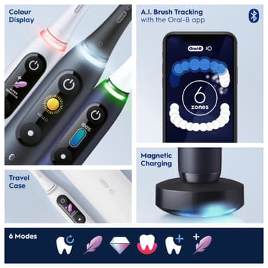 Oral-B iO 8s elektrisk tannbørste 408932 (fiolett)