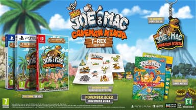 New Joe & Mac: Caveman Ninja - T-Rex Edition (PS5)