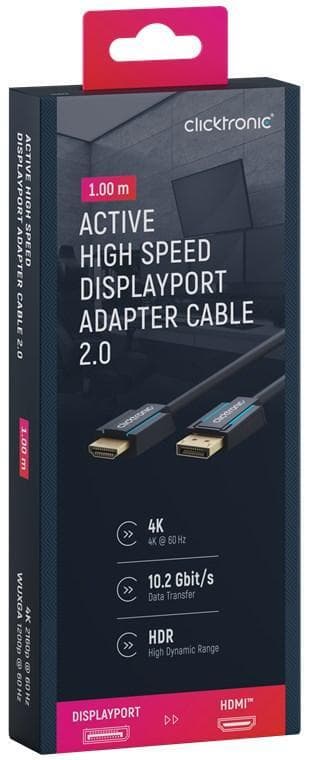 Adapterkabel fra Active Displayport 1.2 til HDMI "" 2.0