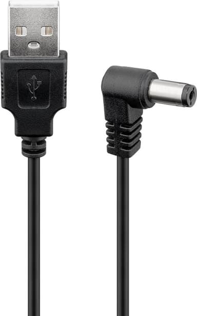USB-DC-kabel 5,5 x 2,1 mm
