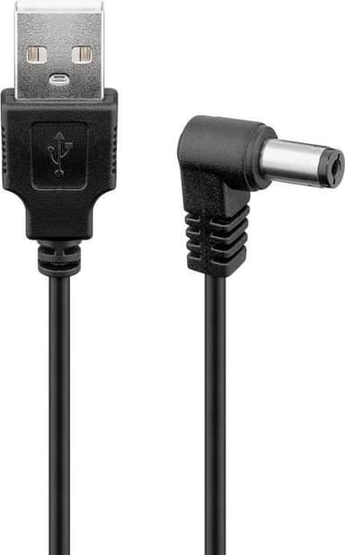 USB-DC-kabel 5,5 x 2,1 mm