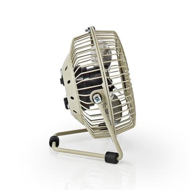 Bord-vifte | USB-Strøm | Diameter: 100 mm | 3 W | 1 Hastighet | Grå