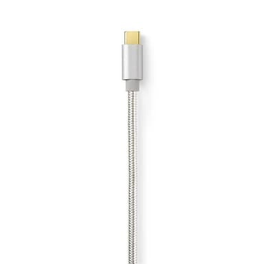 USB 2.0-Kabel for Synkronisering og Lading | Gullbelagt 3,0 m | USB-Câ„¢ Hann til