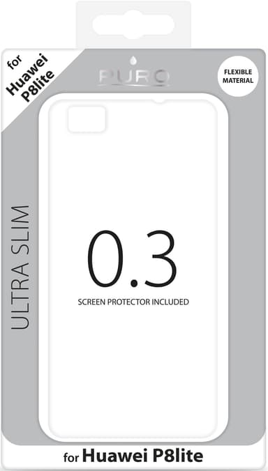 Puro 0.3 Deksel Huawei Ascend P8 Lite (transparent)