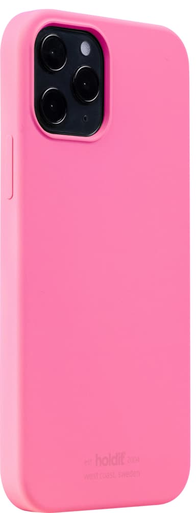 Holdit Silicone iPhone 12/12 Pro deksel (rosa)