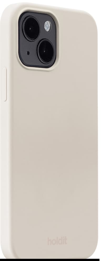 Holdit Silicone iPhone 14/13 deksel (beige)