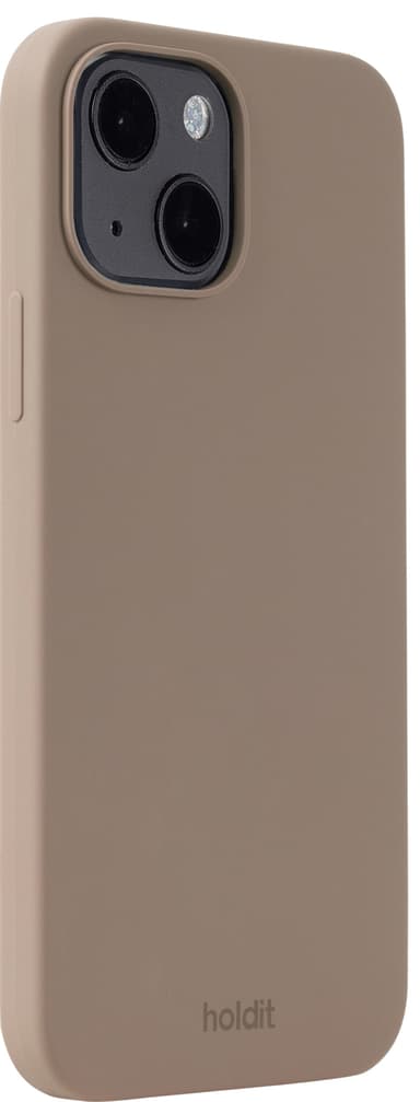holdit iPhone 14 Plus Deksel Silikon Mocha Brown