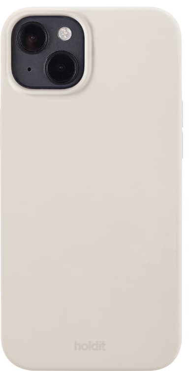 holdit iPhone 14 Plus Deksel Silikon Light Beige