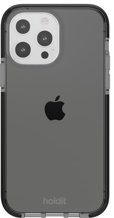 holdit iPhone 14 Pro Max Deksel Seethru Svart