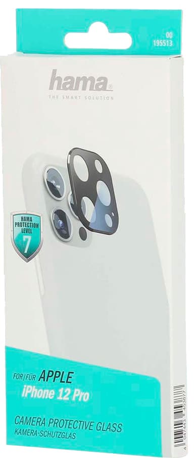 HAMA Camera Protective Glass iPhone 12 Pro Black