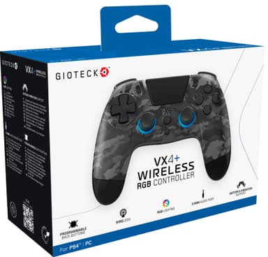 Gioteck VX4+ trådløs PS4 kontroller